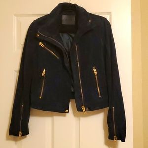 Blank Nyc suede leather jacket